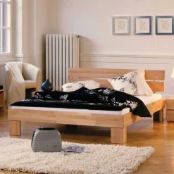 Clearance Massivholzbett Logan aus Buche Betten