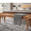Online Massivholz-Bettbank aus Wildeiche - Babahira Sitzbank