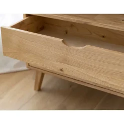 Sale Massivholz-Regal mit zwei Schubladen - Fabijola Regale