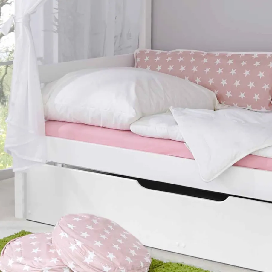 Best Mädchen Himmelbett Sionara mit Ausziehbett Betten