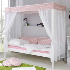 Best Mädchen Himmelbett Sionara mit Ausziehbett Betten