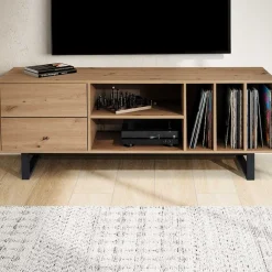 Sale Medien Element in Wildeiche Holzoptik - Priazena Tv & Hifi-Möbel