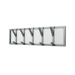 Outlet Metall Gitter Hängegarderobe mit 5 Doppelhaken - Pig Garderoben