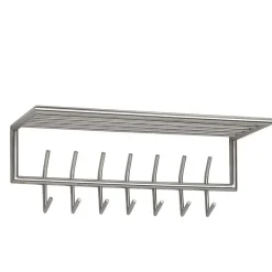 Clearance Metall Hängegarderobe in Silber - Markos Garderoben