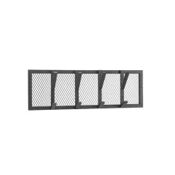Metall Wandgarderobe im Gitterdesign - Fenya Garderoben