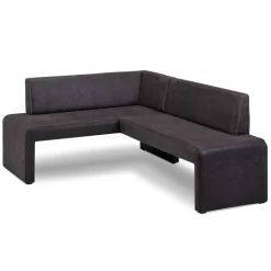 Sale Microfaser Polstereckbank in Anthrazit - Daricca Sitzbank