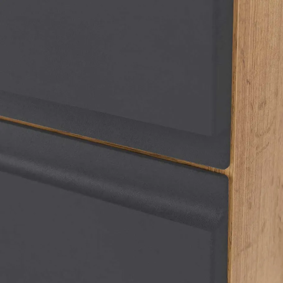 Sale Midischrank fürs Bad in Grau matt & Wildeiche - Jambi Schränke