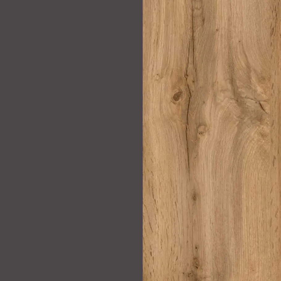 Sale Midischrank fürs Bad in Grau matt & Wildeiche - Jambi Schränke