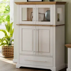 Best Modern Country Wohnzimmerschrank zweifarbig - Eyzaco Highboards