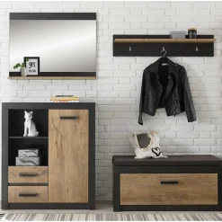 Sale Moderne Flureinrichtung 199 cm breit - Ebrican (vierteilig) Garderoben