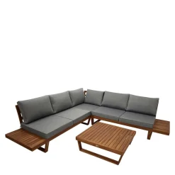 Outlet Moderne Garten Lounge mit Tisch - Ladosta (vierteilig) Sitzgruppe