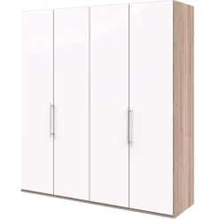 New Moderner Falttürenschrank mit Metallgriffen - Vaclyn Kleiderschränke