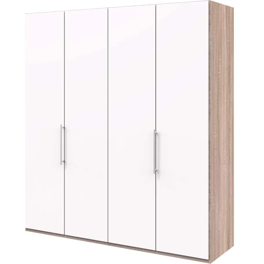 New Moderner Falttürenschrank mit Metallgriffen - Vaclyn Kleiderschränke