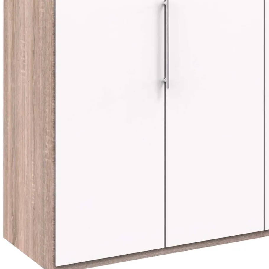 New Moderner Falttürenschrank mit Metallgriffen - Vaclyn Kleiderschränke