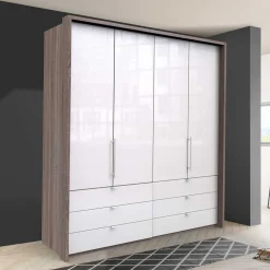 Hot Moderner Kombi Schlafzimmerschrank 58 cm tief - Empresian Kleiderschränke|Schränke