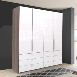 Hot Moderner Kombi Schlafzimmerschrank 58 cm tief - Empresian Kleiderschränke|Schränke