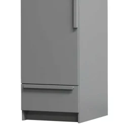 Outlet Moderner Schrank in Beton Grau - Almond Kleiderschränke|Schränke