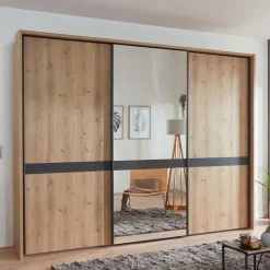 Online Moderner SchwebetĂŒrenschrank mit Spiegel - Ulapos KleiderschrĂ€nke