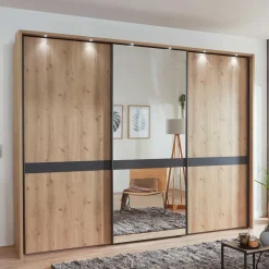 Online Moderner Schwebetürenschrank mit Spiegel - Ulapos Kleiderschränke