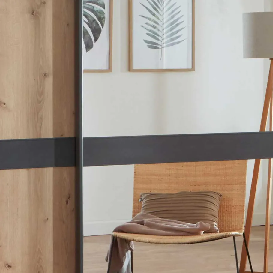 Online Moderner Schwebetürenschrank mit Spiegel - Ulapos Kleiderschränke