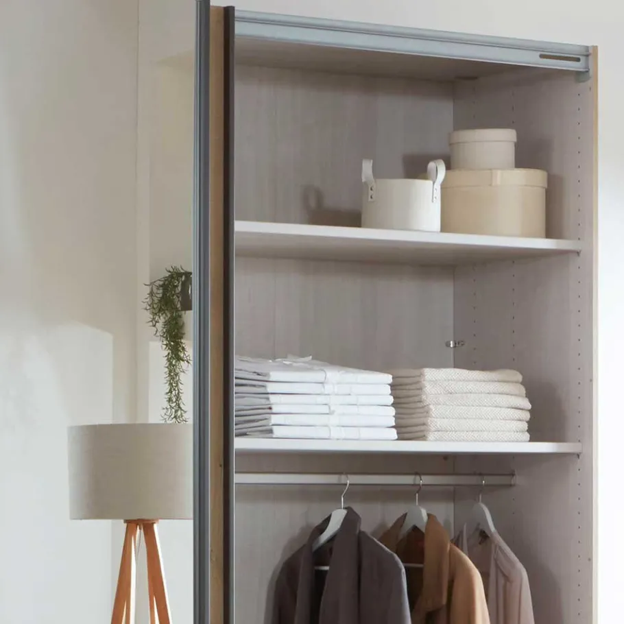 Online Moderner Schwebetürenschrank mit Spiegel - Ulapos Kleiderschränke