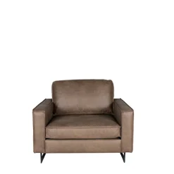 Sale Moderner Sessel in Taupe Recyclingleder - Endik Sessel