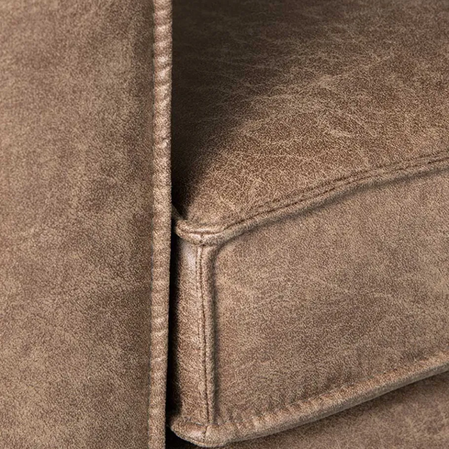 Sale Moderner Sessel in Taupe Recyclingleder - Endik Sessel