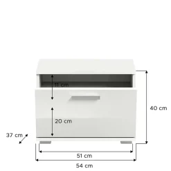 Sale Modernes Garderobenset in Weiß - Rugova I Garderoben