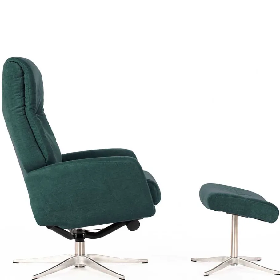 Sale Modernes TV Sessel Set mit Fußhocker - Trapani (zweiteilig) Sessel