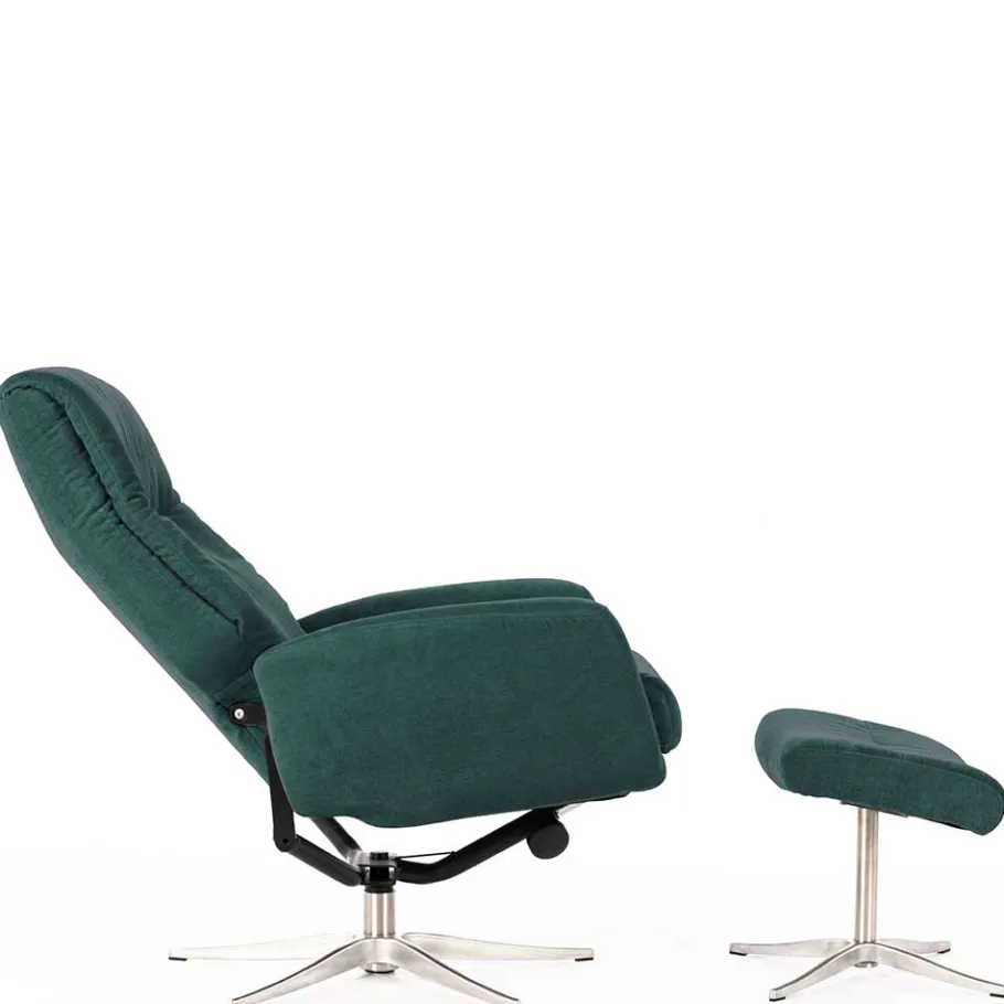 Sale Modernes TV Sessel Set mit Fußhocker - Trapani (zweiteilig) Sessel