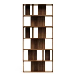 Best Modulregal in Nussbaum Furnier - Abelle (neunteilig) Regale