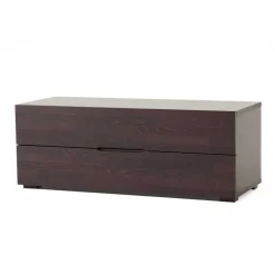 Sale Niedrige Kommode in Wengefarben Adaja aus massiver Buche Tv & Hifi-Möbel|Lowboards