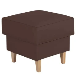 Outlet Ohrenbackensessel aus braunem Kunstleder - Revelinda I Sessel