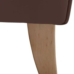 Outlet Ohrenbackensessel aus braunem Kunstleder - Revelinda I Sessel