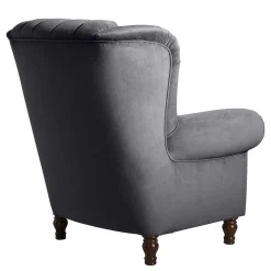 Clearance Ohrenbackensessel im Chesterfield Style - Troyes Sessel