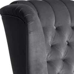 Clearance Ohrenbackensessel im Chesterfield Style - Troyes Sessel