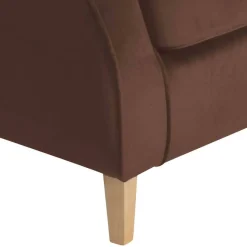 Best Ohrenbackensessel in Braun und Buche Natur - Revelinda Sessel