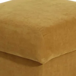 Best Ohrenbackensessel in Gelb Velours - Acigne Sessel