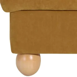 Best Ohrenbackensessel in Gelb Velours - Acigne Sessel