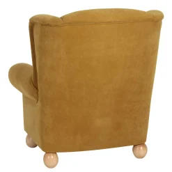 Best Ohrenbackensessel in Gelb Velours - Acigne Sessel