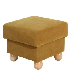 Best Ohrenbackensessel in Gelb Velours - Acigne Sessel