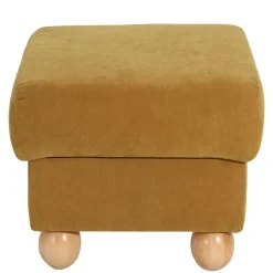 Best Ohrenbackensessel in Gelb Velours - Acigne Sessel