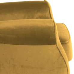 Best Ohrenbackensessel in Gelb Samtvelours - Tablon Sessel