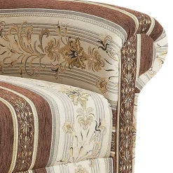 Sale Ohrenbackensessel mit Streifen und Ornamenten - Etrinas Sessel