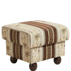 Sale Ohrenbackensessel mit Streifen und Ornamenten - Etrinas Sessel