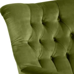 Best Ohren-Polstersessel in Oliv Grün - Borgetto Sessel