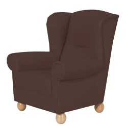 Best Ohrensessel in Braun Kunstlederbezug - Zanoava Sessel