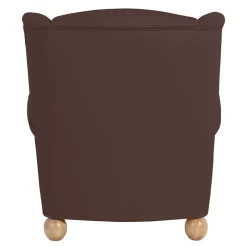 Best Ohrensessel in Braun Kunstlederbezug - Zanoava Sessel