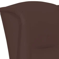 Best Ohrensessel in Braun Kunstlederbezug - Zanoava Sessel