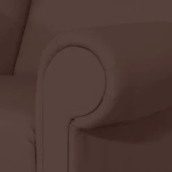 Best Ohrensessel in Braun Kunstlederbezug - Zanoava Sessel